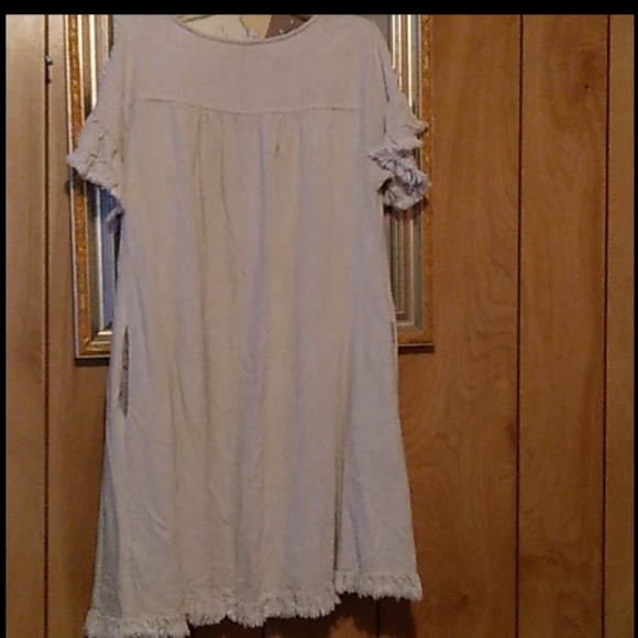 Linen blend knee-length by Umgee#pockets - Picture 4 of 6